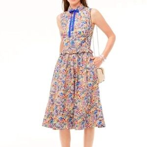 J. Crew X Liberty Margaret Annie Print Shirtdress